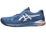 GIẦY TENNIS ASICS GEL RESOLUTION 8 BLUE HARMONY/WHITE MỚI