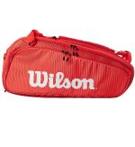 BAO VỢT TENNIS WILSON SUPER TOUR 15-PACK RED