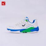 Giày Pickleball Wika Ruta Quang Dương trắng xanh dương