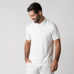 Áo Pickleball - Tennis Joola Men's Club Polo White
