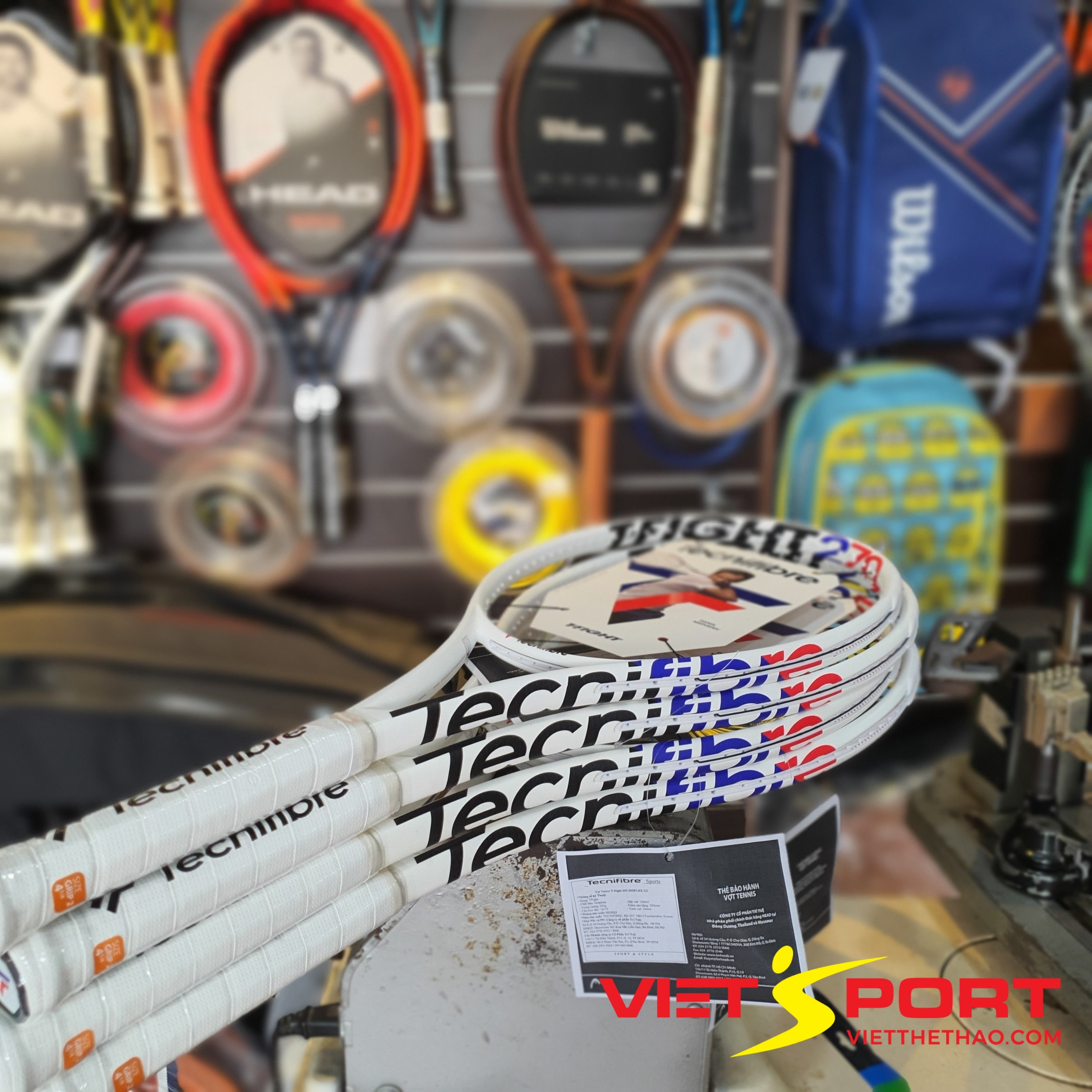 Vợt Tennis Tecnifibre TFight 255 Isoflex
