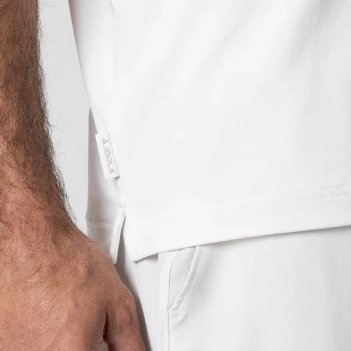 Áo Pickleball - Tennis Joola Men's Club Polo White