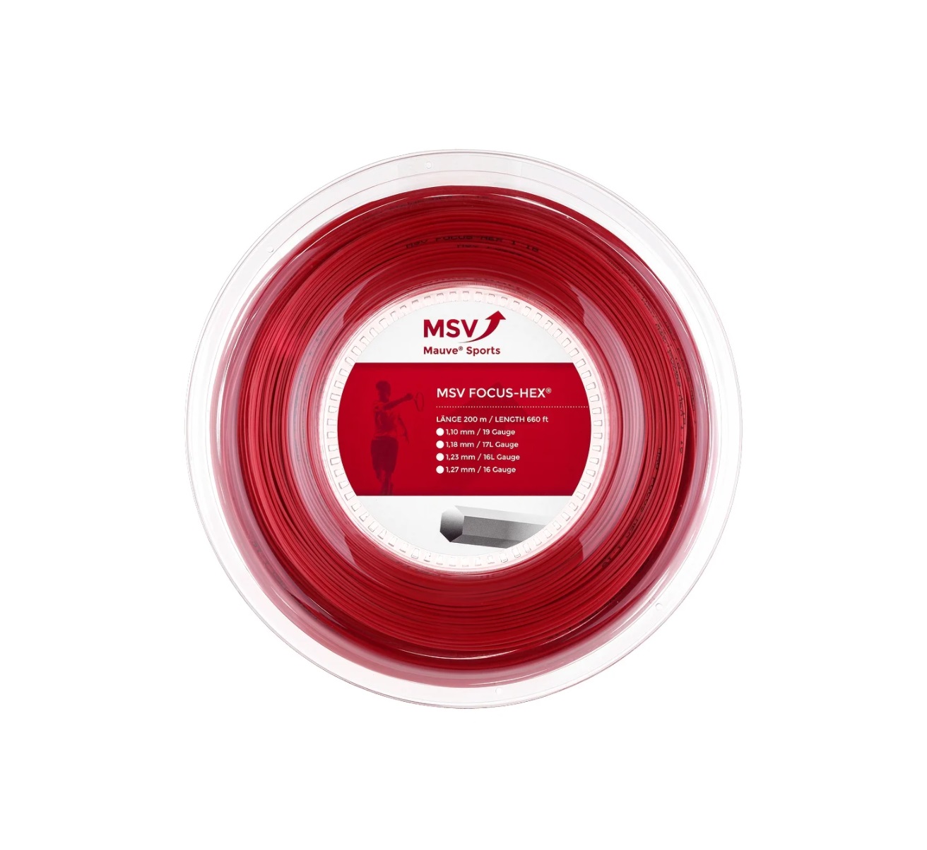 Cước Tennis MSV Focus Hex Đỏ 